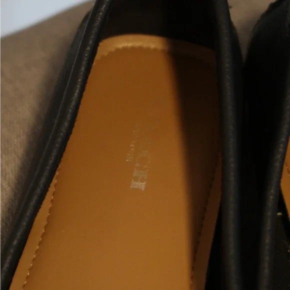 Coach Navy Leather Loafers - Picture 6 of 6